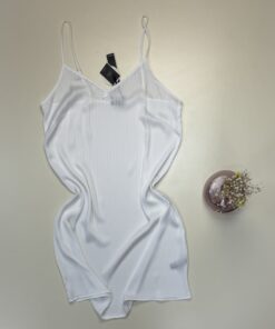 Alternative view of Nuisette en satin "Blanc" -TRESS-