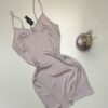 Nuisette en satin "Beige" -TRESS-
