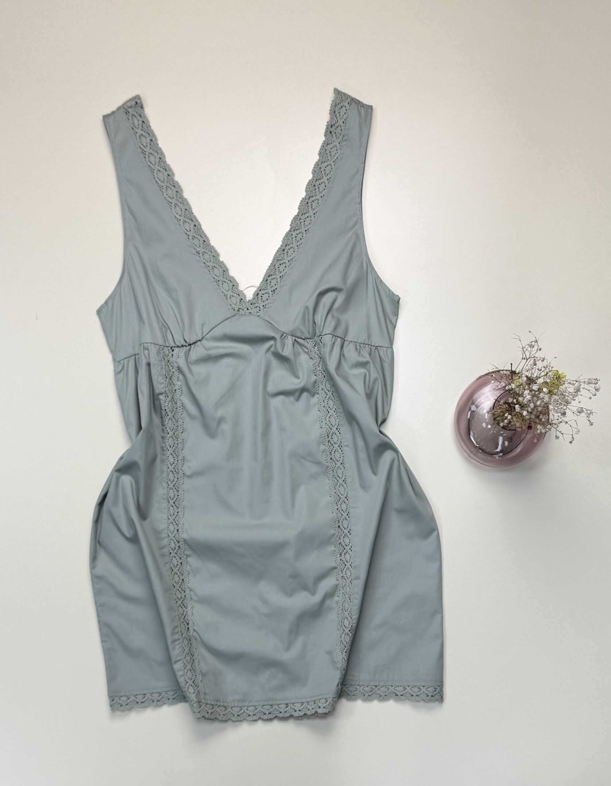 Nuisette en coton 100% "Vert" -TRESS- – Image 3