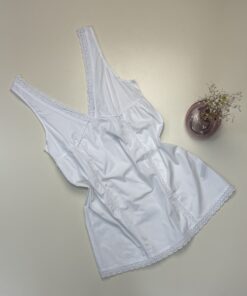 Nuisette en coton 100% "Blanc" -TRESS-