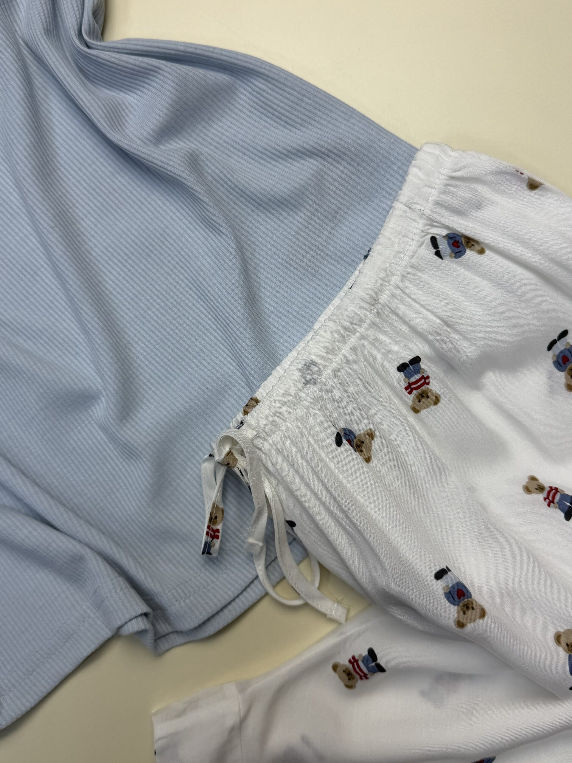pyjama haut demi manche "Bleu" -TRESS- – Image 3