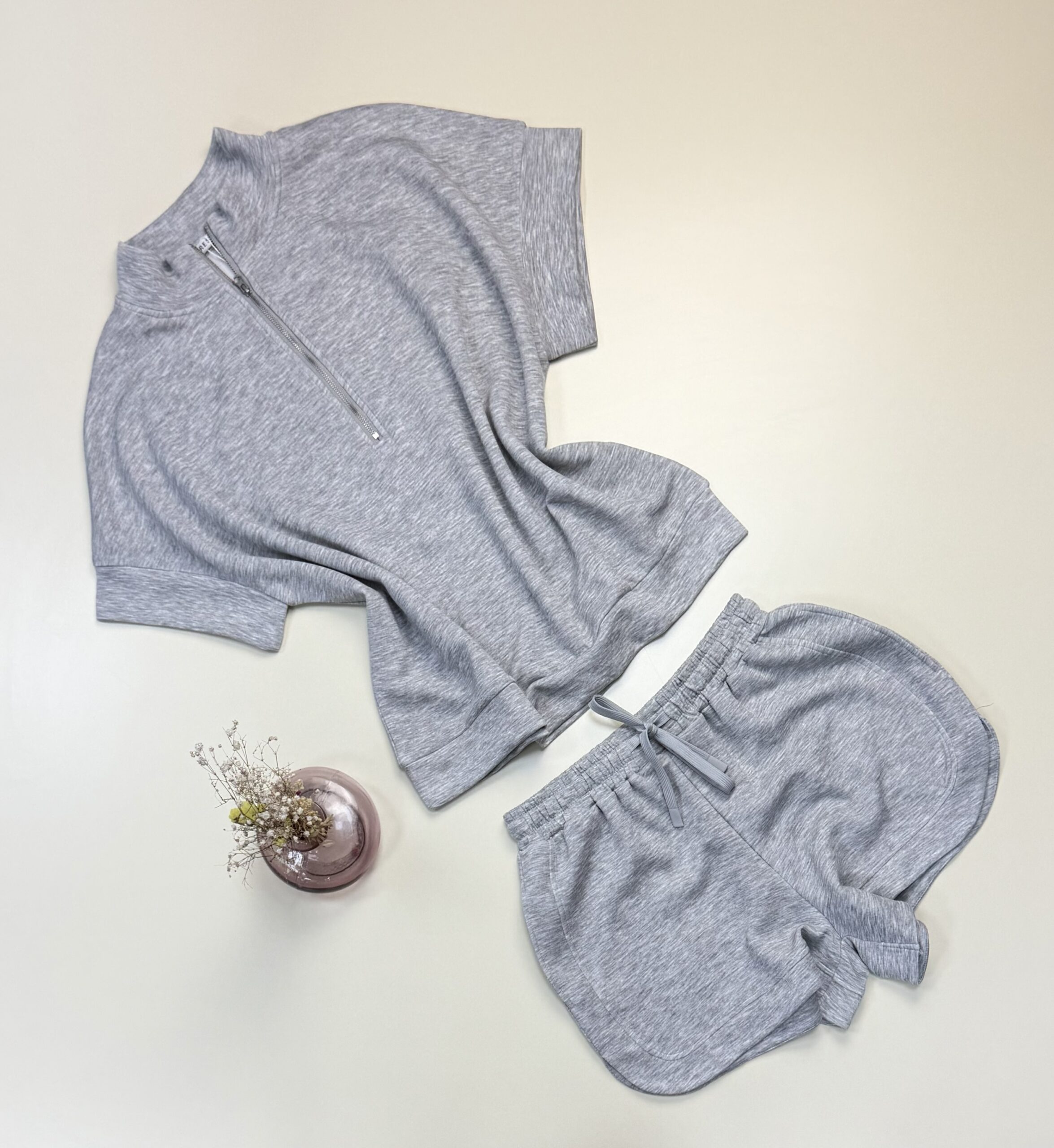 Ensemble jogging short - Tress - " Gris " – Image 2