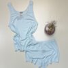 Pyjama short bustier - Tress - "Vert "