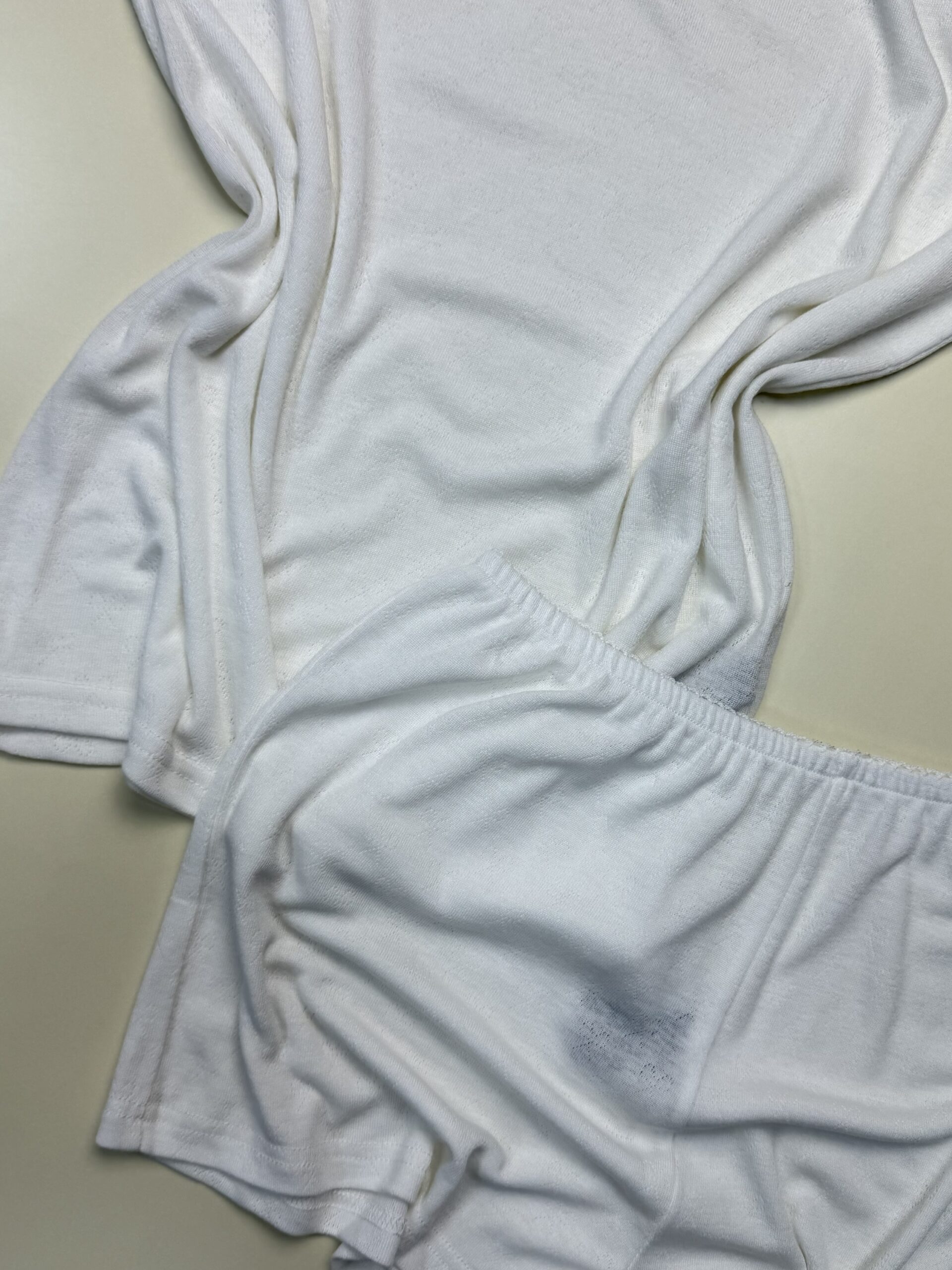 Pyjama short bustier - Tress - " Blanc " – Image 3