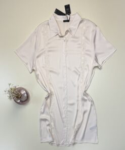 Alternative view of Chemise de nuit en satin - Tress -  " écru "