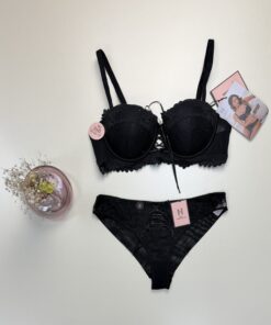 Ensemble 2pcs push up - H - " Noir "