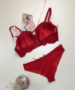 Alternative view of Ensemble 2pcs push up - H - " Rouge "