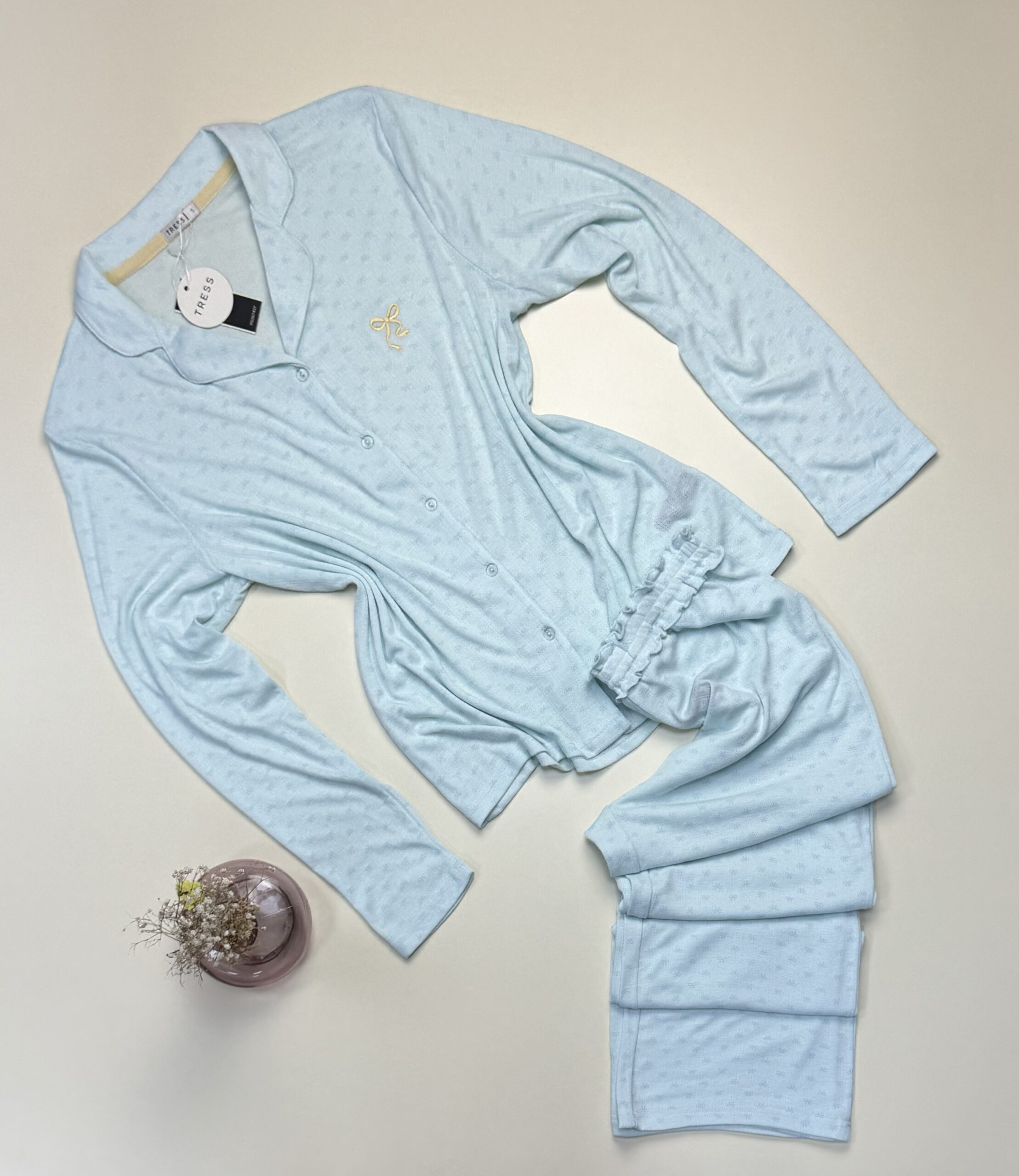 Pyjama boutonné - Tress - " Vert "