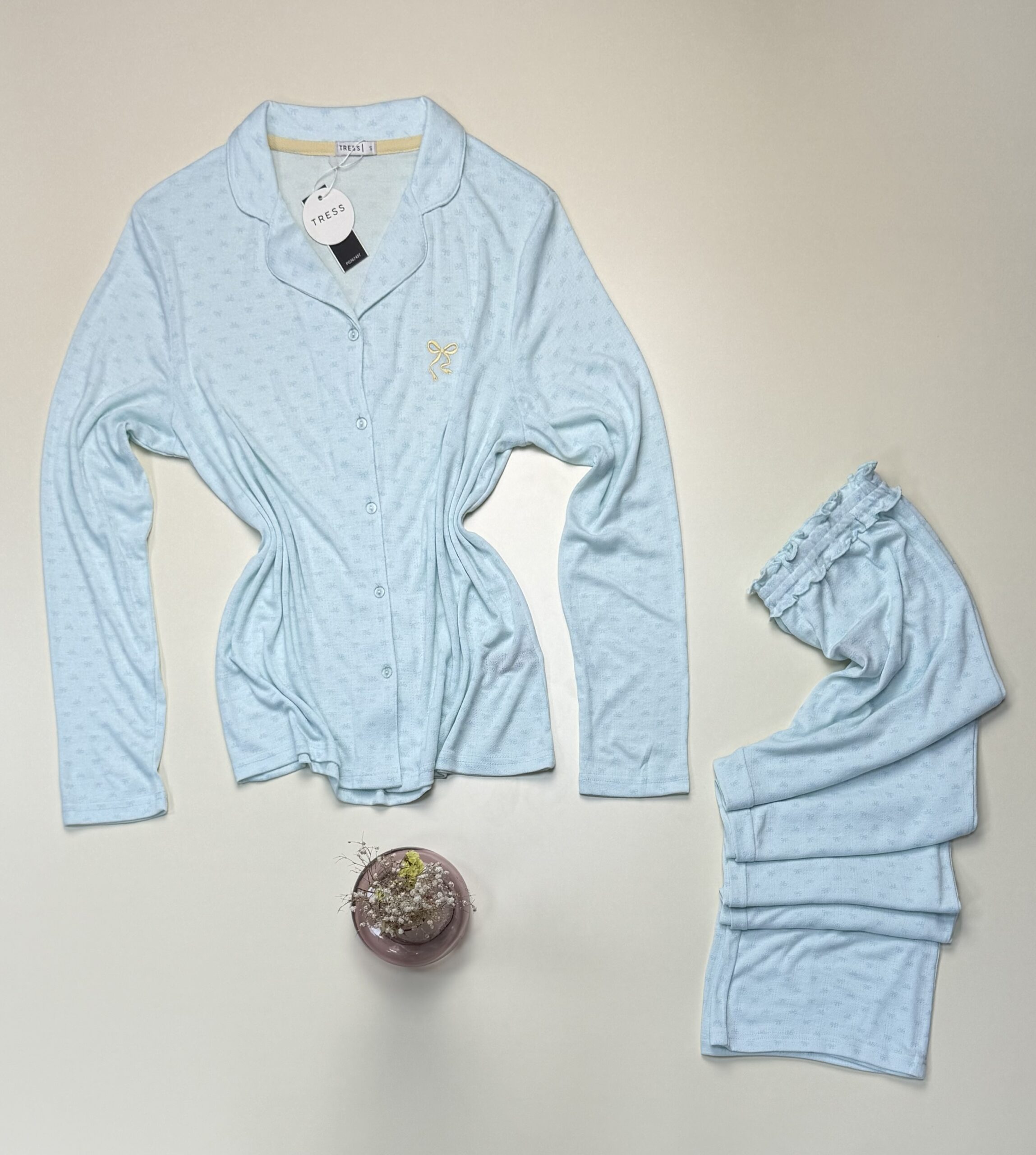 Pyjama boutonné - Tress - " Vert " – Image 4