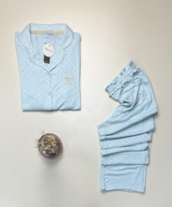 Alternative view of Pyjama boutonné - Tress -  " Vert "
