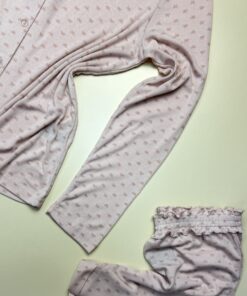Alternative view of Pyjama boutonné - Tress - " Rose "
