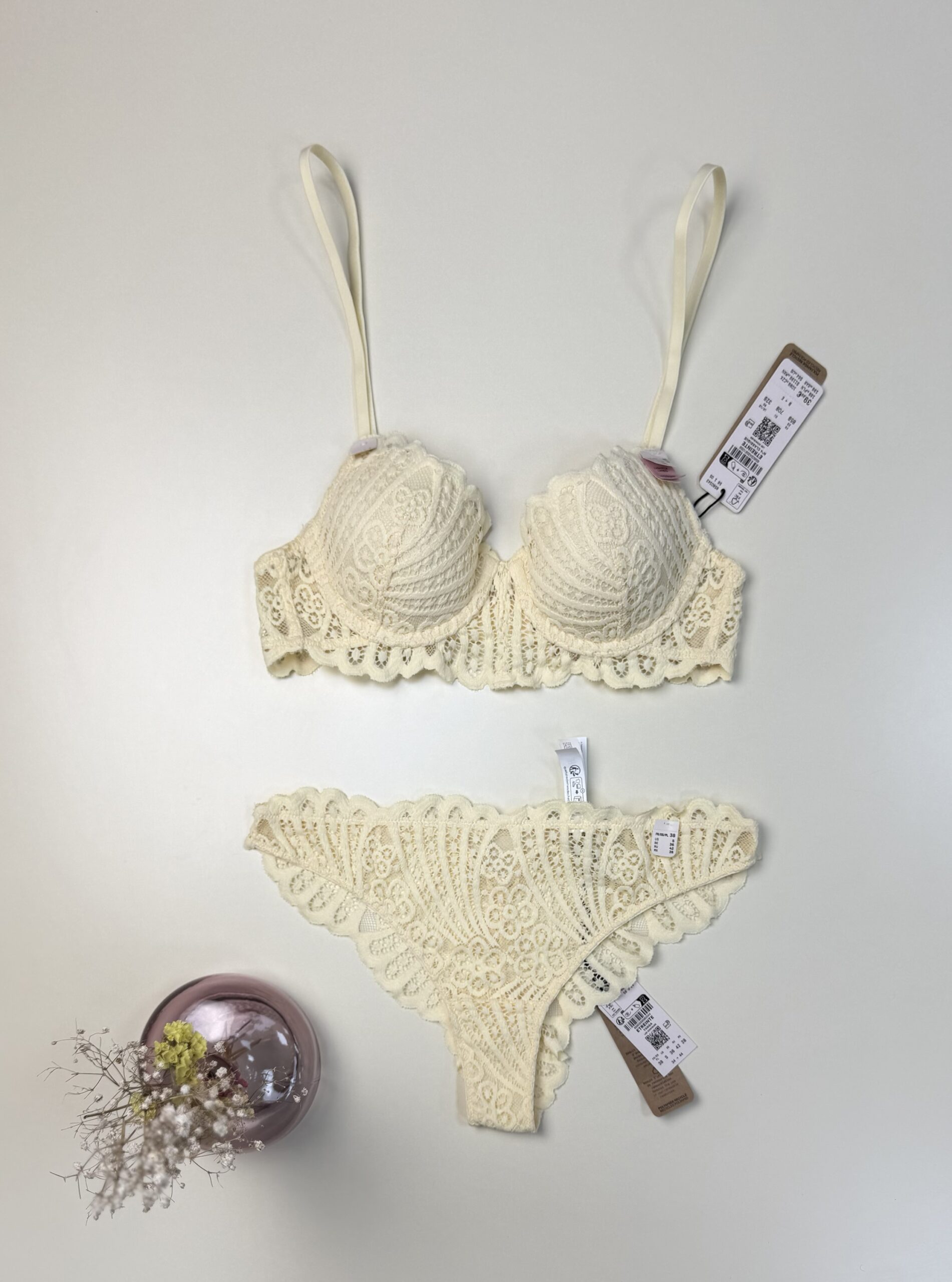 Ensemble 2 pcs Etam" etreinte jaune "