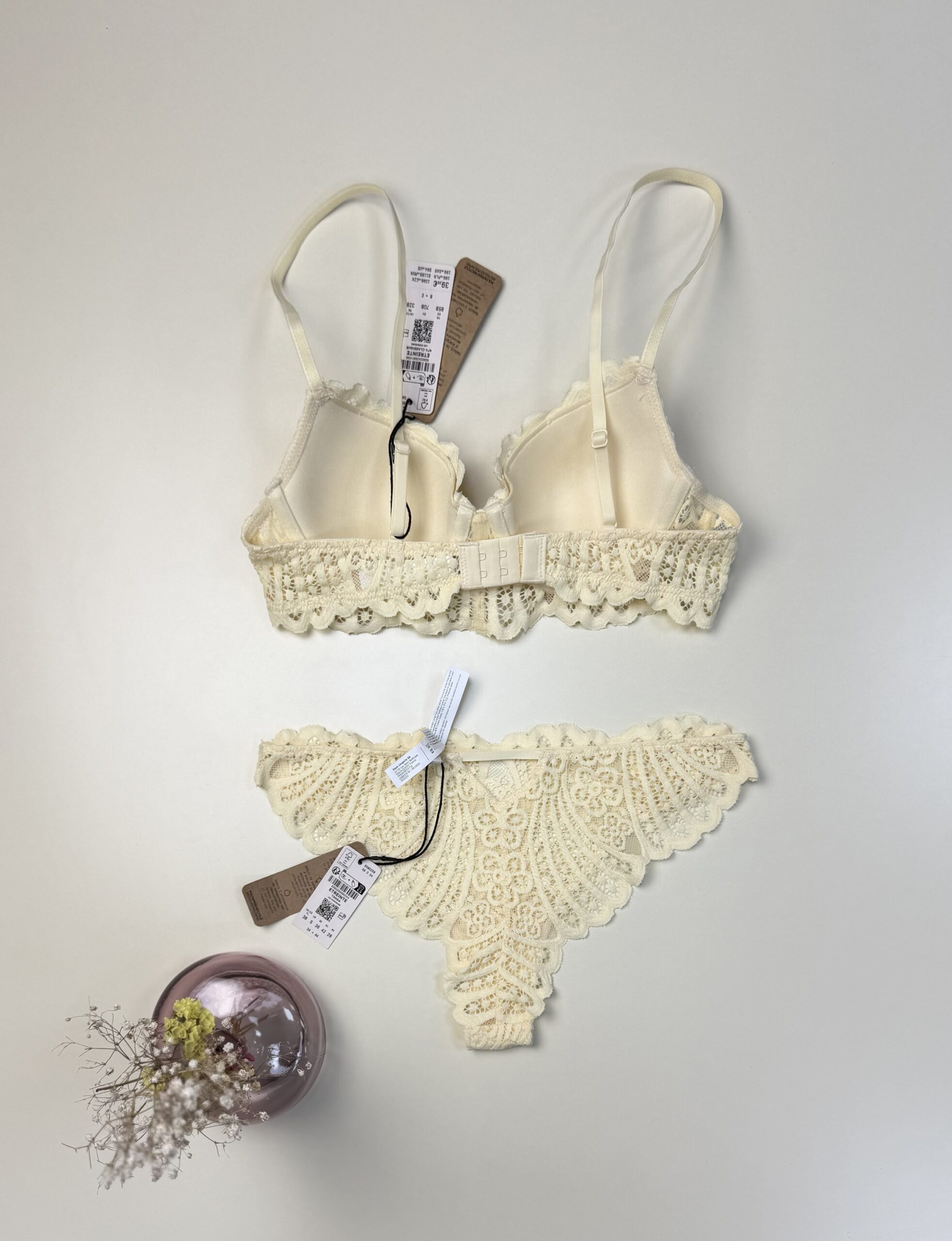 Ensemble 2 pcs Etam" etreinte jaune " – Image 2