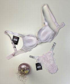 Alternative view of Ensemble 2 pcs H - double éponge - " Rose clair "
