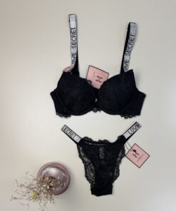 Ensemble 2 pcs H - double éponge - " Noir "