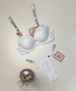 Alternative view of Ensemble 2 pcs H - double éponge - " Blanc "
