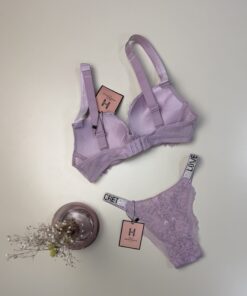 Alternative view of Ensemble 2 pcs H - double éponge - " rose foncé  "