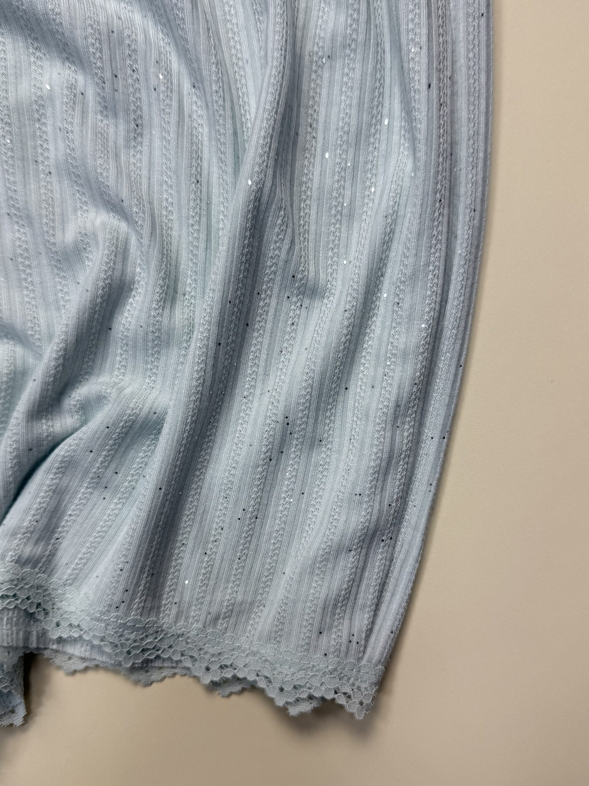 Pyjama short haut demi manche Tress " Vert " – Image 3