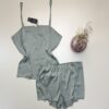 Short bustier en satin - Tress -  " Vert"