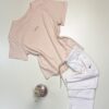 Pyjama pantalon haut demi manche  - Tress - coton " Beige"