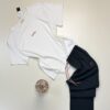 Pyjama pantalon haut demi manche  - Tress - Coton " Blanc"