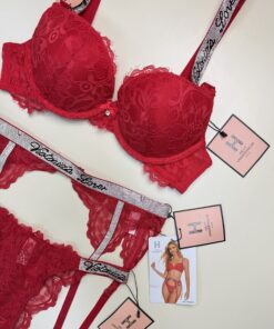 Alternative view of Ensemble 2 pcs H double éponge " Rouge "
