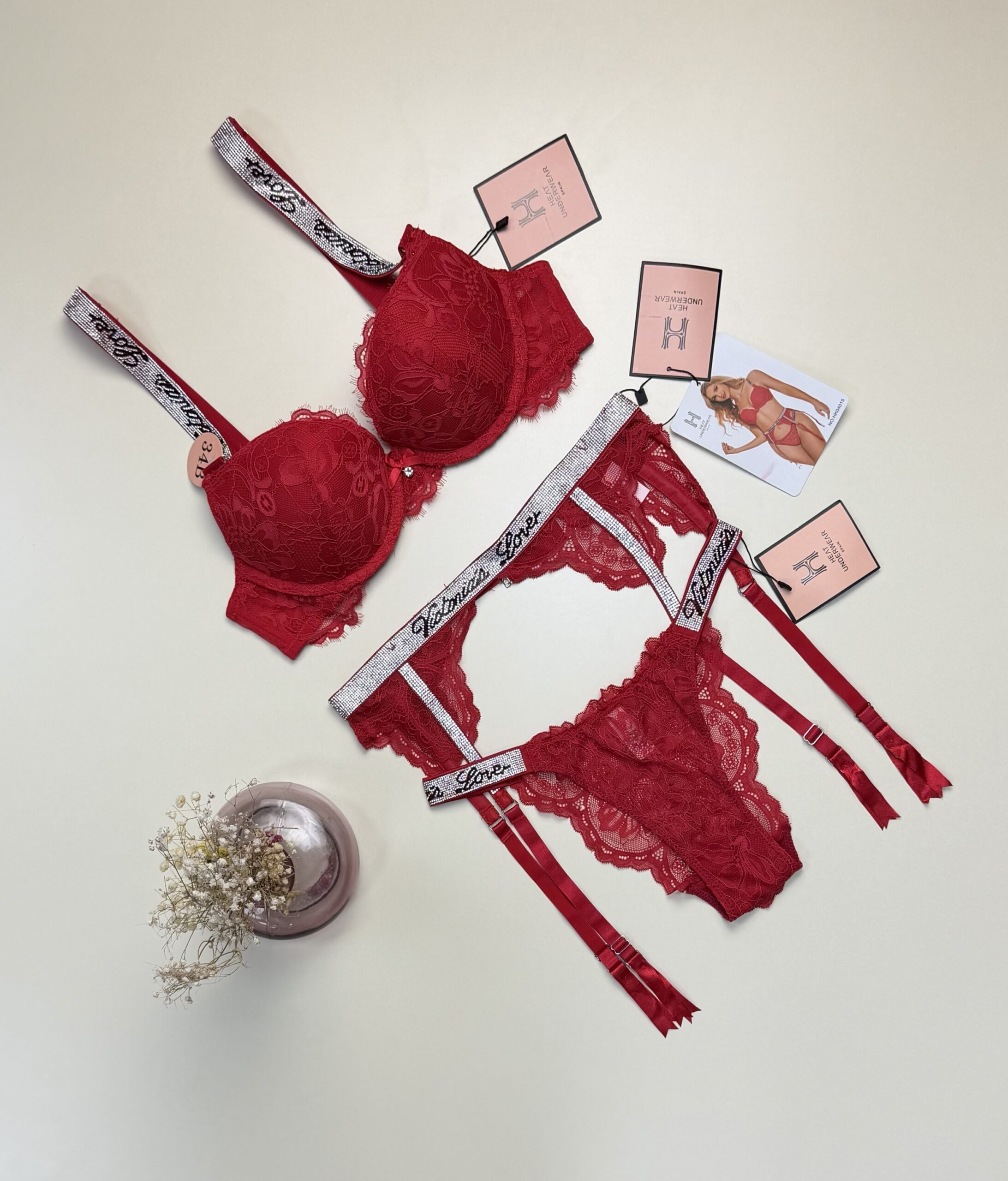 Ensemble 2 pcs H double éponge " Rouge " – Image 4