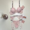 Ensemble 2 pcs H double éponge " Rose "