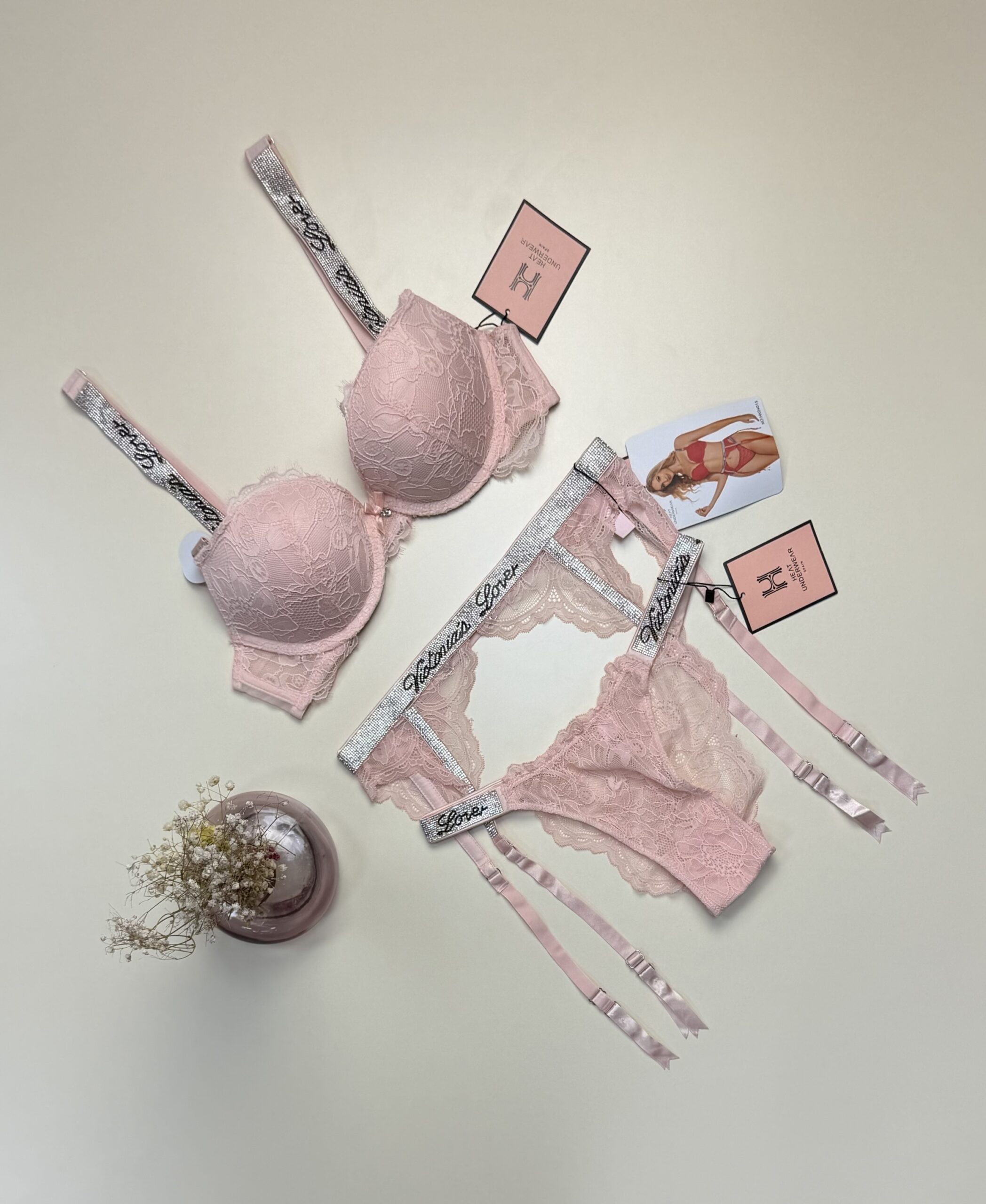 Ensemble 2 pcs H double éponge " Rose " – Image 2