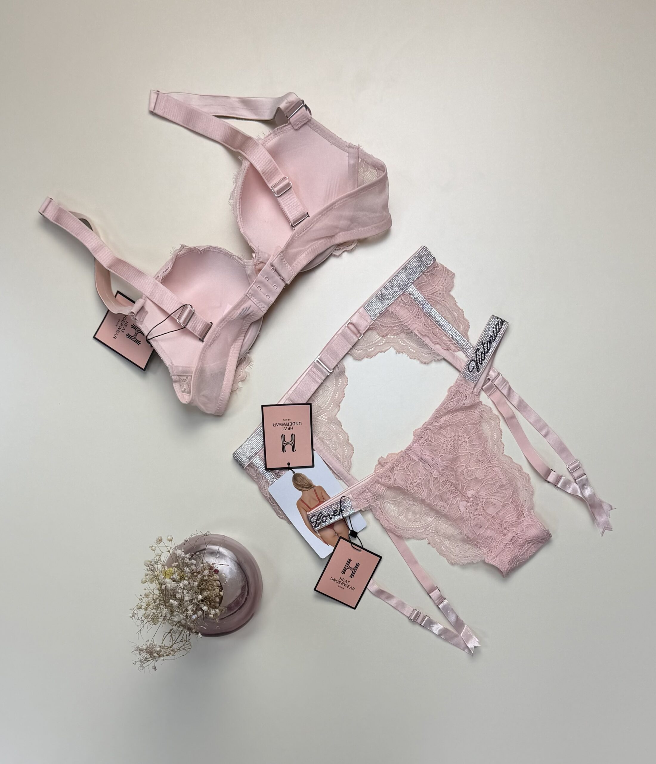 Ensemble 2 pcs H double éponge " Rose " – Image 3