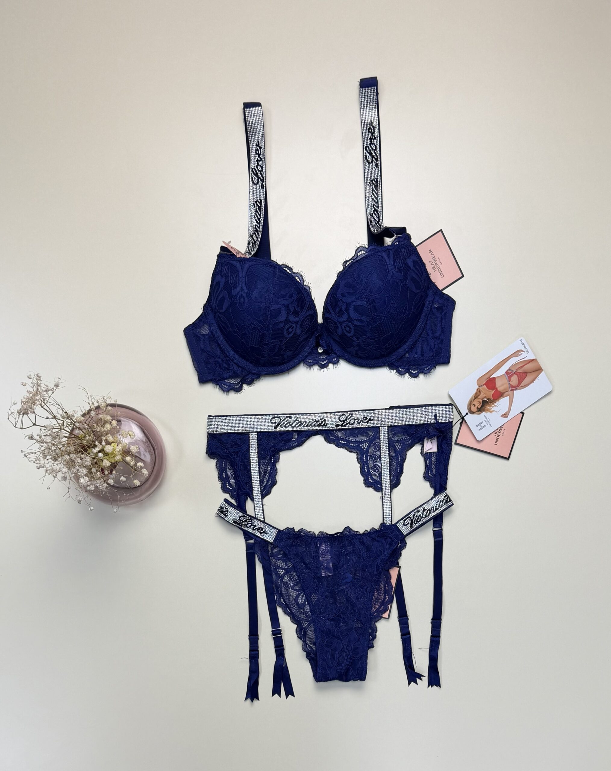 Ensemble 2 pcs H double éponge " Bleu "