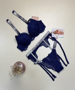 Alternative view of Ensemble 2 pcs H double éponge " Bleu "
