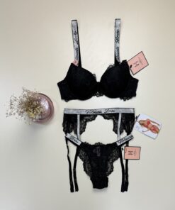 Ensemble 2 pcs H double éponge " Noir "