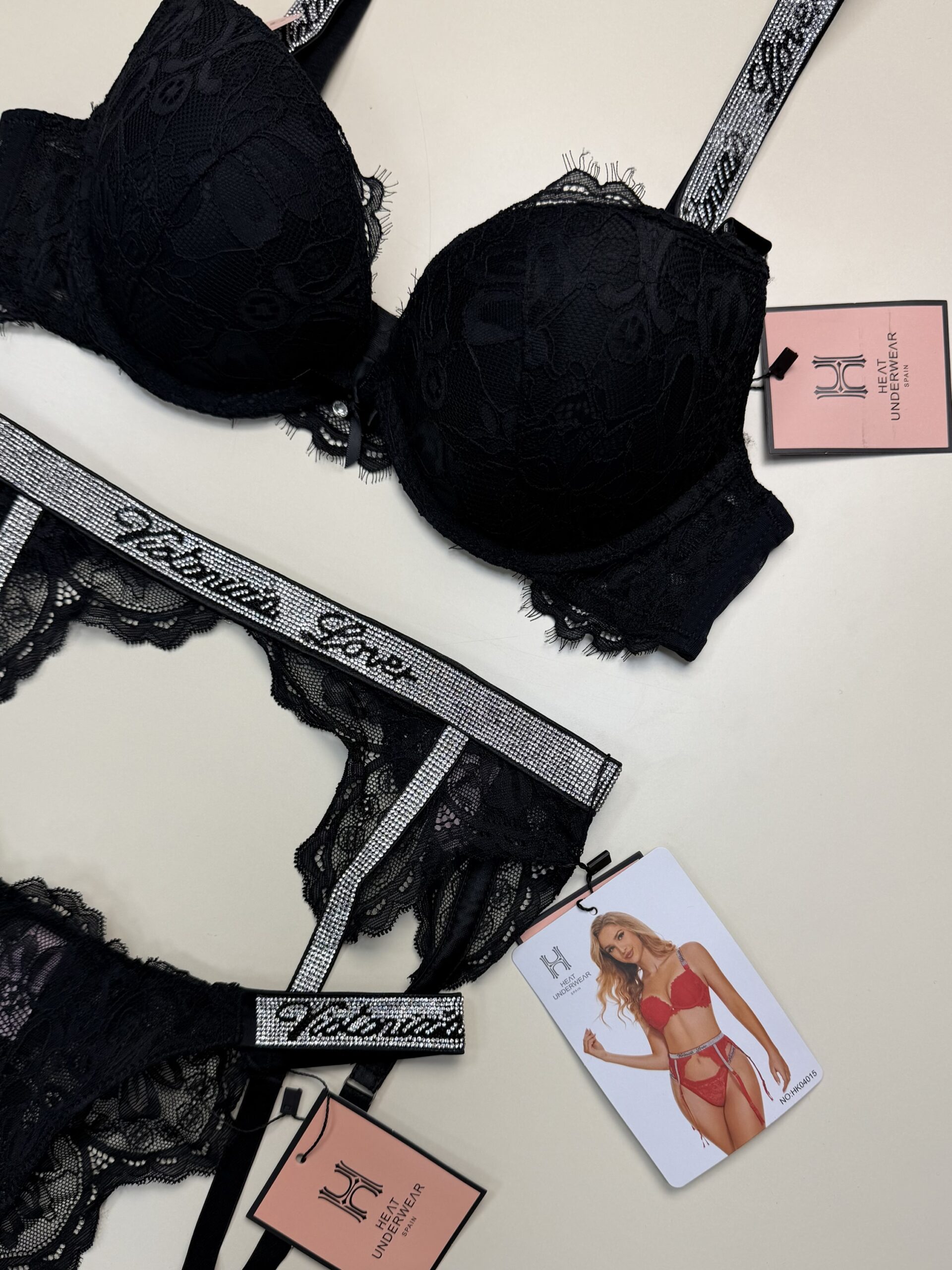 Ensemble 2 pcs H double éponge " Noir " – Image 4