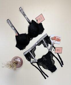 Alternative view of Ensemble 2 pcs H double éponge " Noir "
