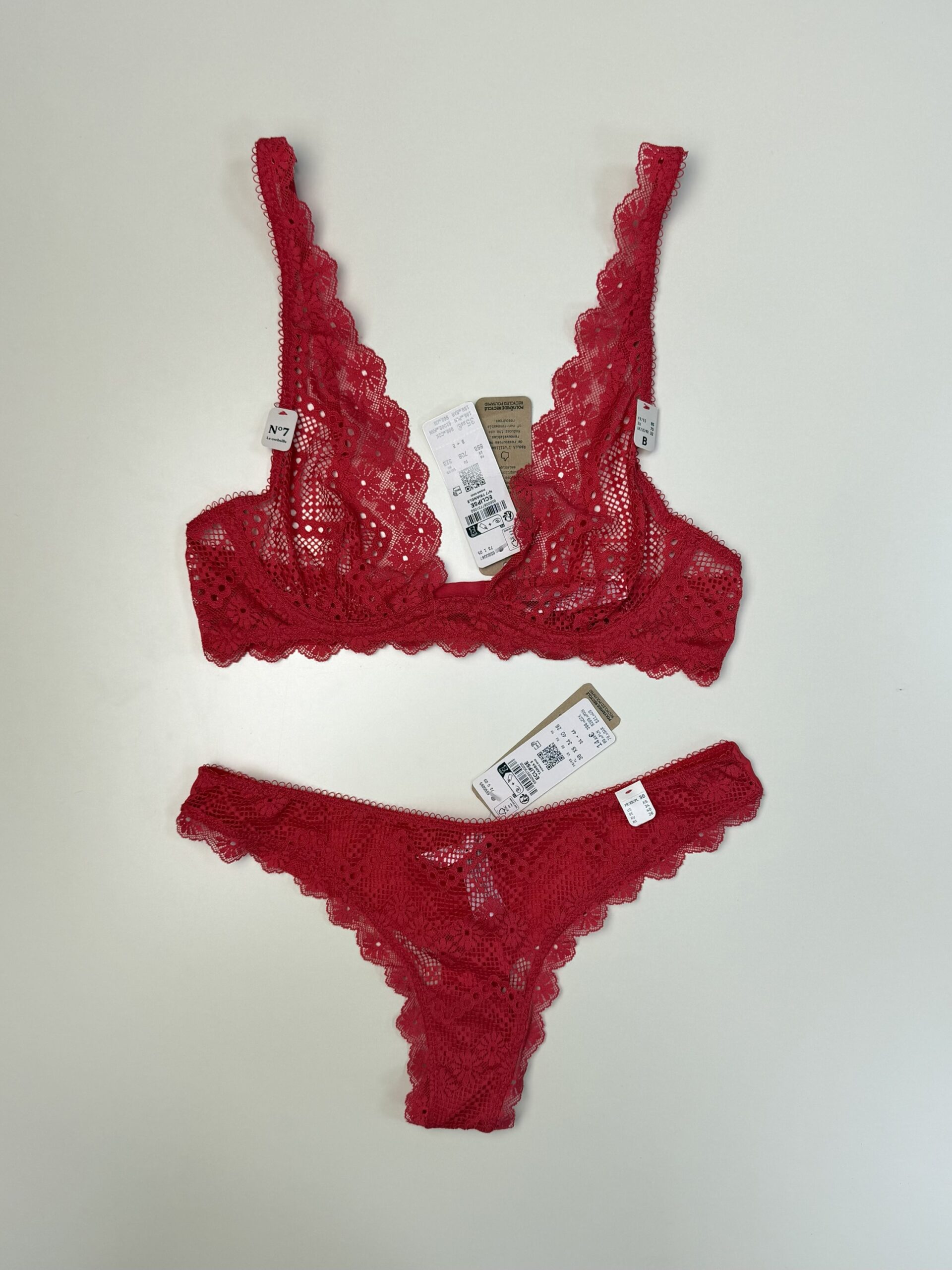 Ensemble 2 pcs Etam" Eclipse N°7 triangle bas tanga "