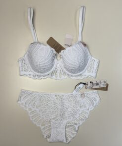 Ensemble 2 pcs Etam" Etreinte bas culotte blanc "