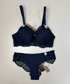 Ensemble 2 pcs Etam" étreinte bas hipster " bleu nuit