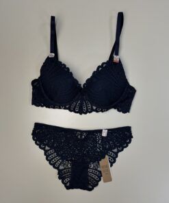 Ensemble 2 pcs Etam" étreinte bas culotte " bleu nuit