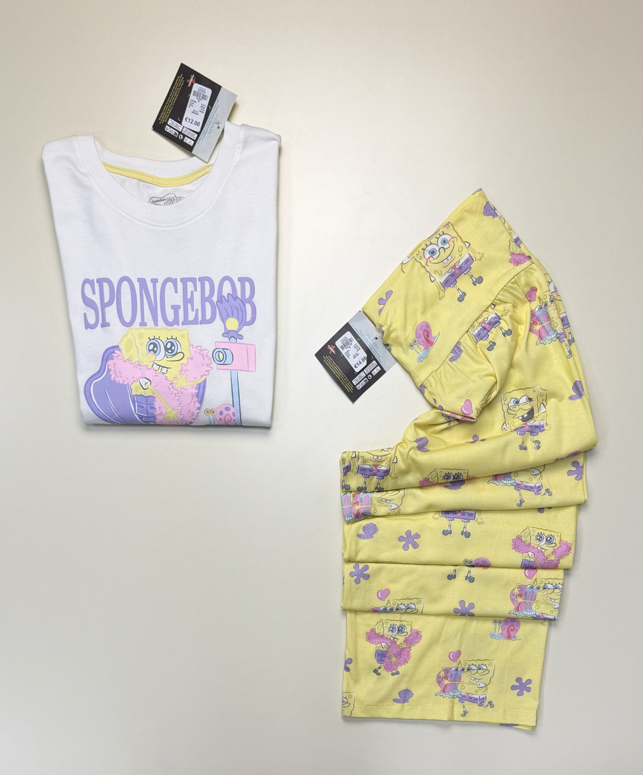 Pyjama haut demi manche - Primark - SPONGE BOB