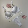 Ensemble 2 pcs - H - double éponge " Blanc "