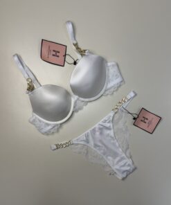 Ensemble 2 pcs - H - double éponge " Blanc "