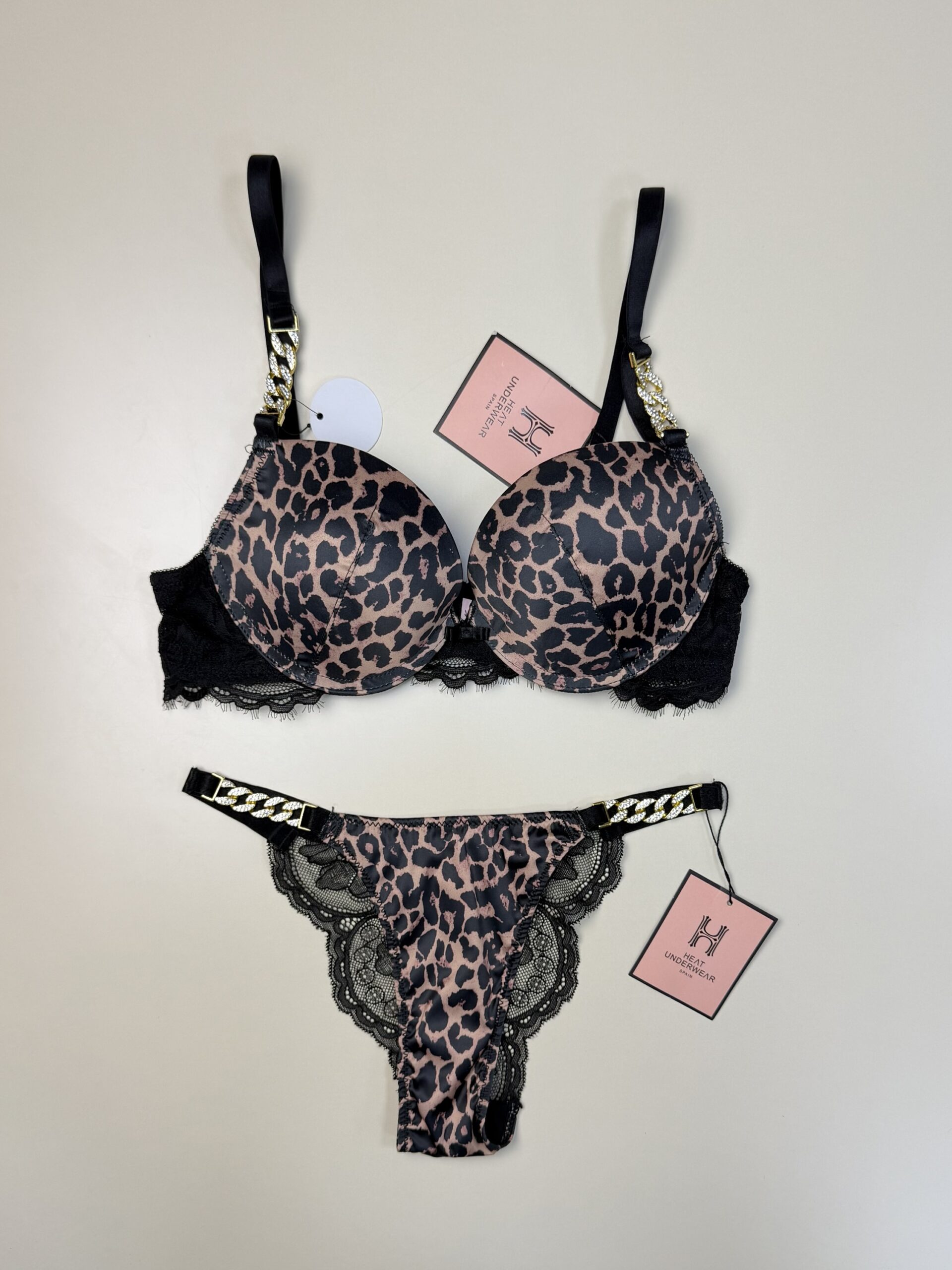 Ensemble 2 pcs - H - double éponge " Léopard " – Image 2