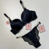Ensemble 2 pcs - H - double éponge " Noir "