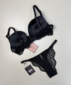 Alternative view of Ensemble 2 pcs - H - double éponge " Noir "