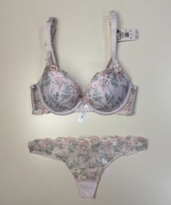 Ensemble 2 pcs Etam" infusion N°5 classique coque fine bas tanga "