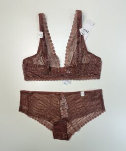 Ensemble 2 pcs Etam" Panama N°7 triangle bas shorty "