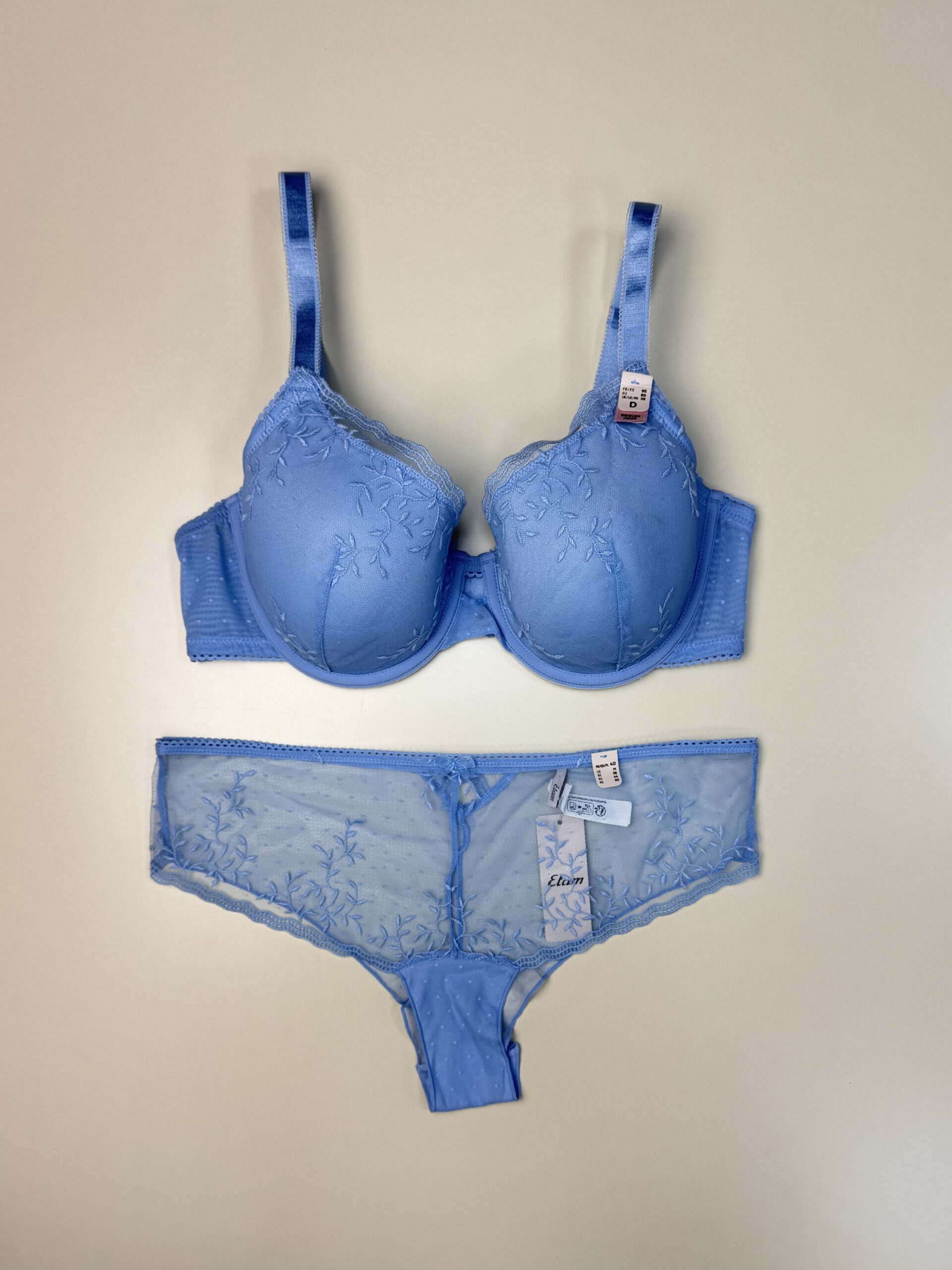 Ensemble 2 pcs - Etam - amazone n 4 classique bas hipster - bleu