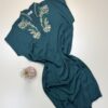 Robe d'hôtesse en lin - LAYANE - "Vert"