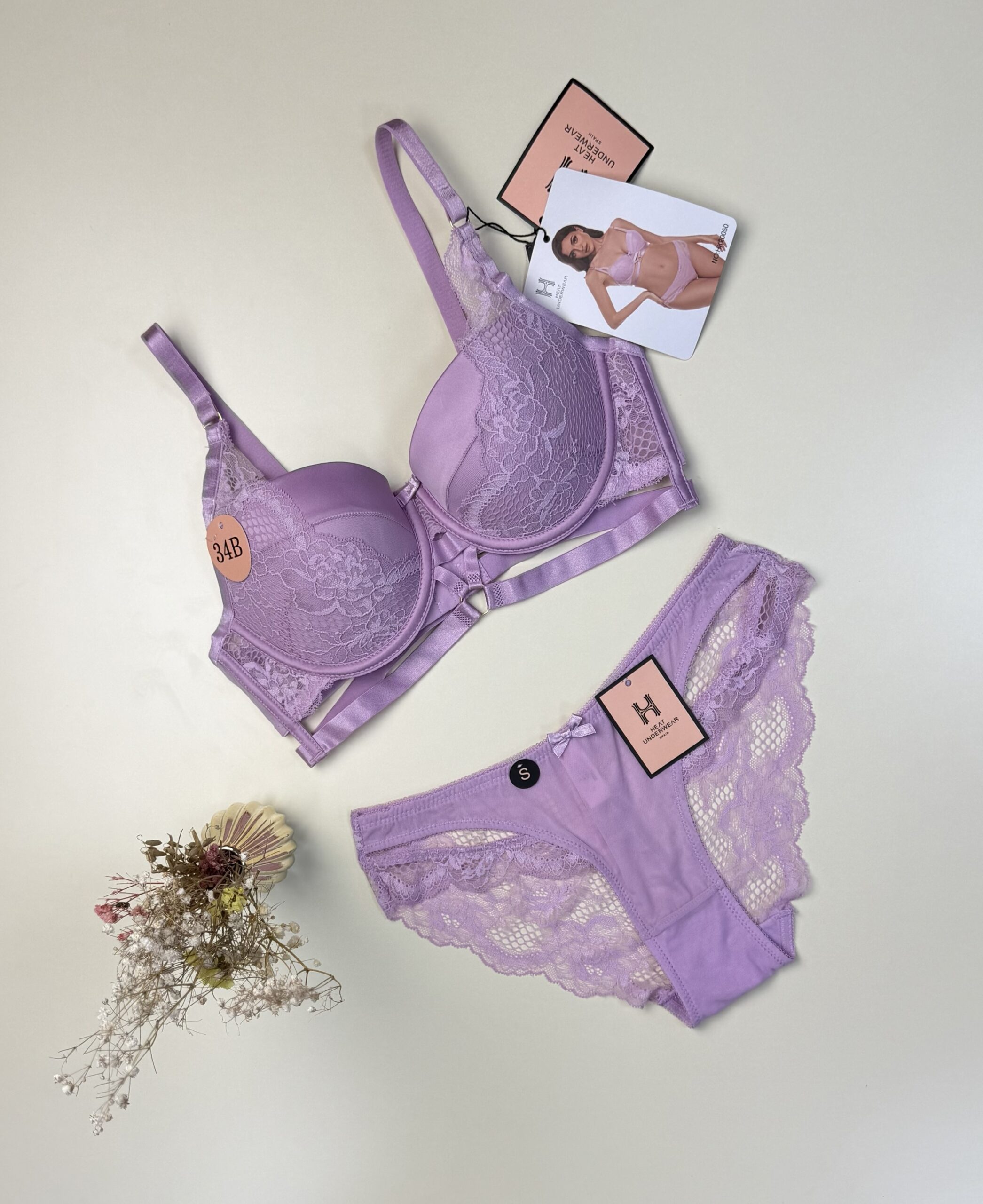Ensemble 2pcs - H - Push Up " Mauve"